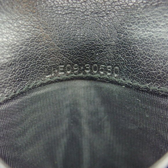 AUTH BVLGARI W Hook Wallet Colleesione Leather ~ PVC - Picture 7 of 7